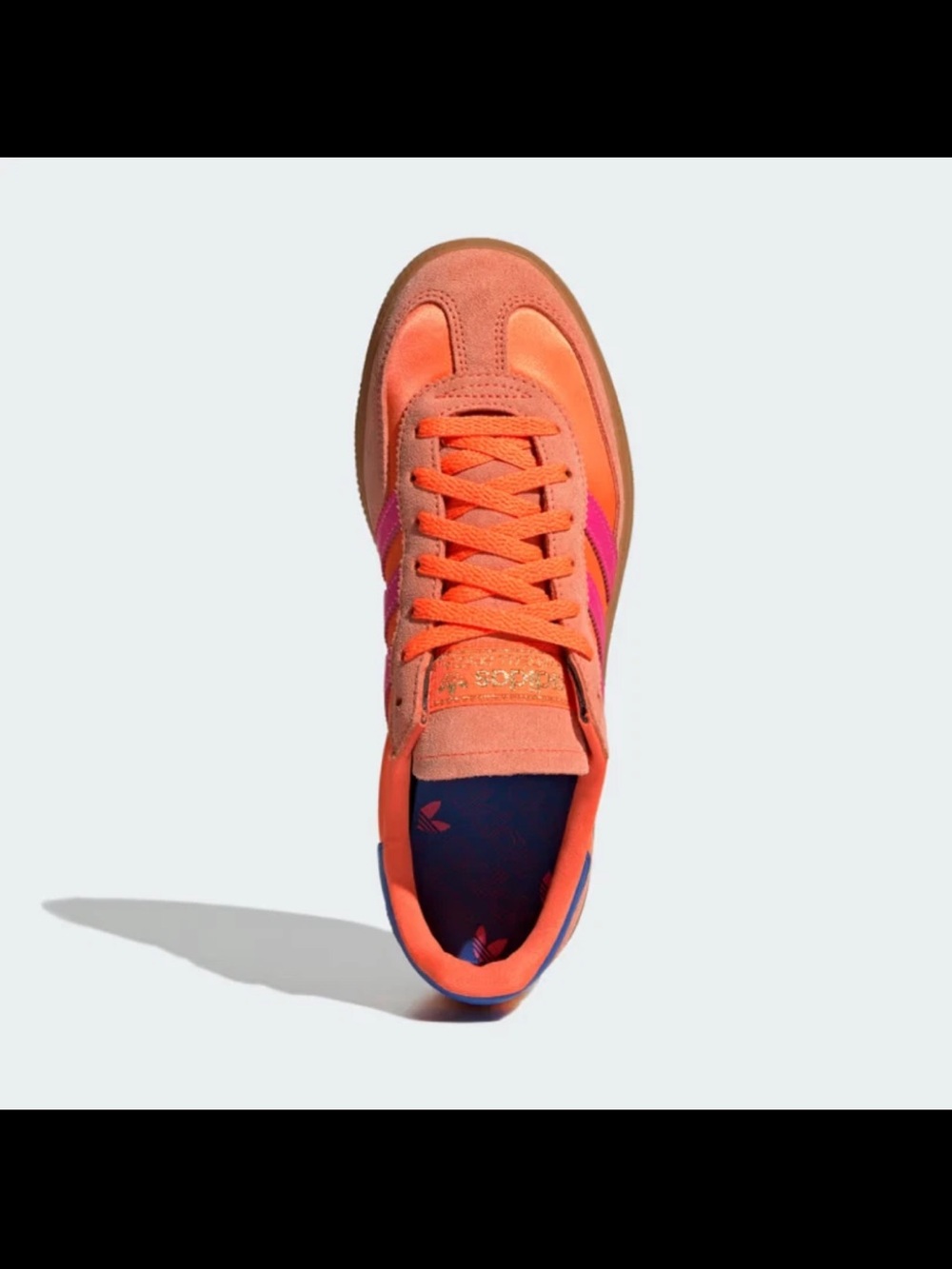Brand New with Tag Adidas Orange & Pink Handball Spezial Retro Suede Sneaker - Picture 2 of 10